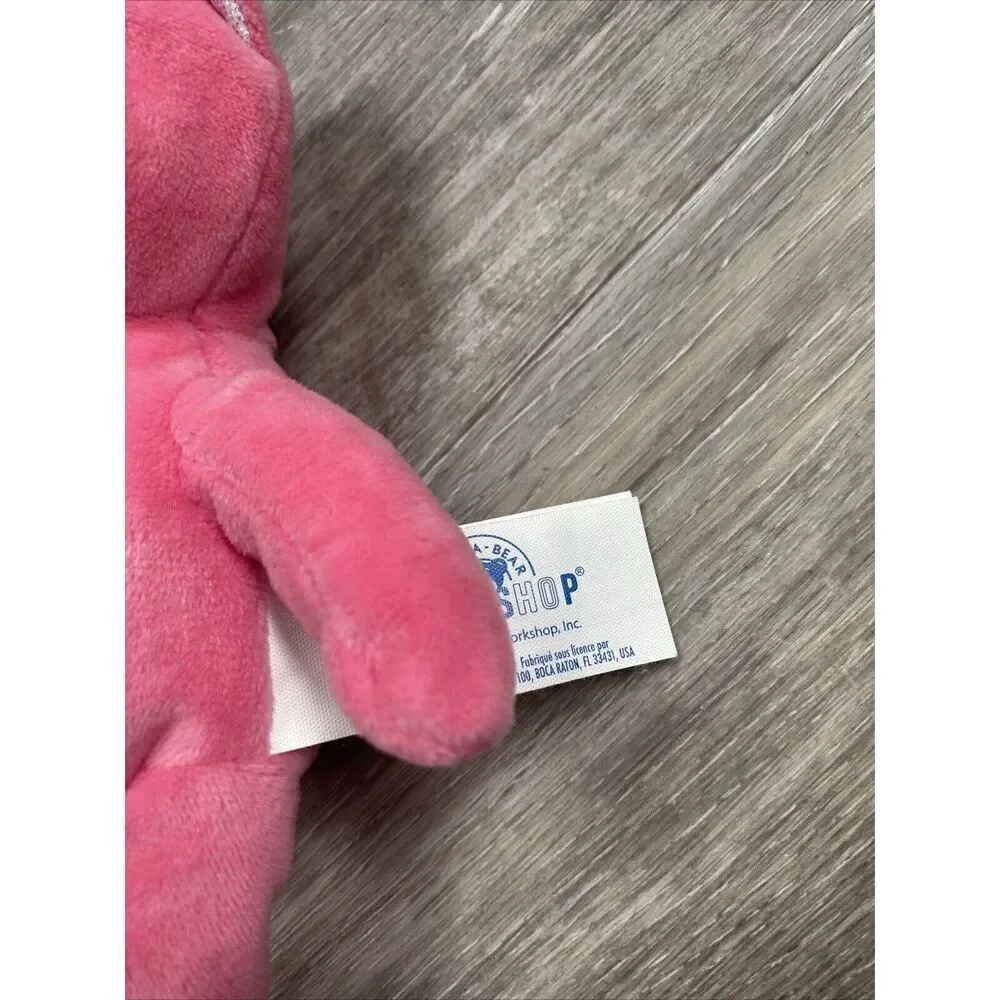 Build A Bear Small Pink Bear  Plush Stuffed Animal